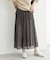 着丈が選べるエアリーブライトプリーツスカート