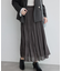 着丈が選べるエアリーブライトプリーツスカート
