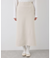 【3サイズ展開】裏起毛ボンディングジョーゼットアイラインスカート