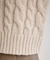 ケーブルニットカーディガン