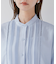 【UVケア・防シワ】羽織れるピンタックデザインペプラムシャツ