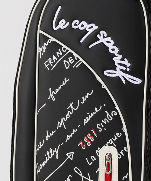 〇ブラックトリコデザイン キャディバッグ オリジナルネーム