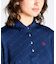 『SEASON COLLECTION』ストレッチ裏起毛台衿付き長袖シャツ