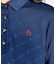 『SEASON COLLECTION』ストレッチ裏起毛台衿付き長袖シャツ