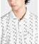 『SEASON COLLECTION』吸汗速乾ストレッチ総柄プリント長袖ポロシャツ