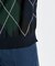 『SEASON COLLECTION』アーガイル/チェック柄ハーフジップセーター