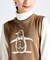 『SEASON COLLECTION』ペンギンロゴジャカードニットベスト