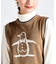 『SEASON COLLECTION』ペンギンロゴジャカードニットベスト