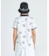 『SEASON COLLECTION』SUNSCREENジャカード×ペンギン総柄プリント半袖シャツ