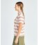 『SEASON COLLECTION』ストレッチマルチボーダースタンドジップ半袖シャツ