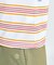 『SEASON COLLECTION』ストレッチマルチボーダースタンドジップ半袖シャツ