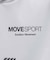 ムーブスポーツ MoveSport ビックロゴ 裏起毛スウェットフーディー