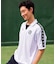 ルコックスポルティフ le coq sportif ストライプジャガード襟付きゲームシャツ