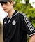 ルコックスポルティフ le coq sportif ストライプジャガード襟付きゲームシャツ