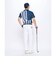ルコックスポルティフ ゴルフ le coq sportif golf シアサッカーロングパンツ