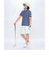 ルコックスポルティフ ゴルフ le coq sportif golf ストライプ柄ハーフパンツ