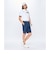 ルコックスポルティフ ゴルフ le coq sportif golf ストライプ柄ハーフパンツ