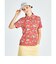 マンシングウェア MUNSINGWEAR Sunscreen NIR フィラシス鹿子リゾートプリント半袖シャツ
