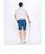 接触冷感 総柄ハーフパンツ