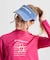 マンシングウェア MUNSINGWEAR ロゴデザインサンバイザー