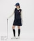 マンシングウェア MUNSINGWEAR バイアス地柄Vネックニットベスト