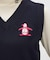 マンシングウェア MUNSINGWEAR バイアス地柄Vネックニットベスト