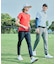 ルコックスポルティフ ゴルフ le coq sportif golf 【セミワイドシルエット】モックネック半袖シャツ