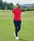 ルコックスポルティフ ゴルフ le coq sportif golf 【セミワイドシルエット】モックネック半袖シャツ
