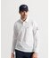マンシングウェア MUNSINGWEAR ハウンドトゥース柄台衿付き長袖ポロシャツ