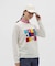 マンシングウェア MUNSINGWEAR ブロッキングジャカードクルーネックセーター