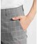 ストレッチグレンチェク柄ロングパンツ