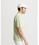 マンシングウェア MUNSINGWEAR 細線ボーダー半袖ニットポロシャツ