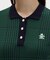 マンシングウェア MUNSINGWEAR グレンチェックジャカードニットポロシャツ