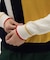 ライナー付きインターシャセーター