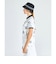 マンシングウェア MUNSINGWEAR Sunscreen NIRジャカード×ペンギン総柄プリント半袖シャツ