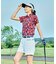 ルコックスポルティフ ゴルフ le coq sportif golf 総柄半袖シャツ