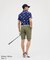 ルコックスポルティフ ゴルフ le coq sportif golf 小柄プリント半袖シャツ