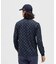 マンシングウェア MUNSINGWEAR ロゴ総柄プリント長袖ポロシャツ