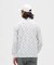 マンシングウェア MUNSINGWEAR ロゴ総柄プリント長袖ポロシャツ