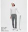マンシングウェア MUNSINGWEAR ロゴ総柄プリント長袖ポロシャツ