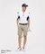 ルコックスポルティフ ゴルフ le coq sportif golf 無地ハーフジップ半袖シャツ