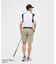 ルコックスポルティフ ゴルフ le coq sportif golf 無地ハーフジップ半袖シャツ