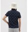 マンシングウェア MUNSINGWEAR 【70周年記念】Sunscreen NIR 総柄プリント半袖ポロシャツ