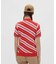 マンシングウェア MUNSINGWEAR 吸汗速乾 バイアスストライプ裾リブ半袖ポロシャツ