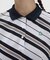 マンシングウェア MUNSINGWEAR 吸汗速乾 バイアスストライプ裾リブ半袖ポロシャツ