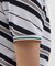 マンシングウェア MUNSINGWEAR 吸汗速乾 バイアスストライプ裾リブ半袖ポロシャツ