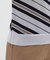 マンシングウェア MUNSINGWEAR 吸汗速乾 バイアスストライプ裾リブ半袖ポロシャツ