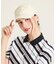 マンシングウェア MUNSINGWEAR 吸汗速乾 バイアスストライプ裾リブ半袖ポロシャツ