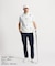 マンシングウェア MUNSINGWEAR 飛びロゴインターシャVネックニットベスト