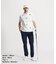 マンシングウェア MUNSINGWEAR 飛びロゴインターシャVネックニットベスト